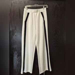 Casual Stripe Stretchy Comfy Pants Sz SMALL